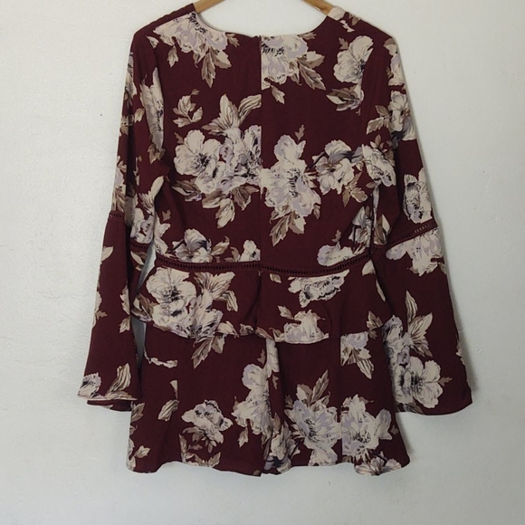 One One Six Floral Long sleeve romper sz Lg - Picture 8 of 15